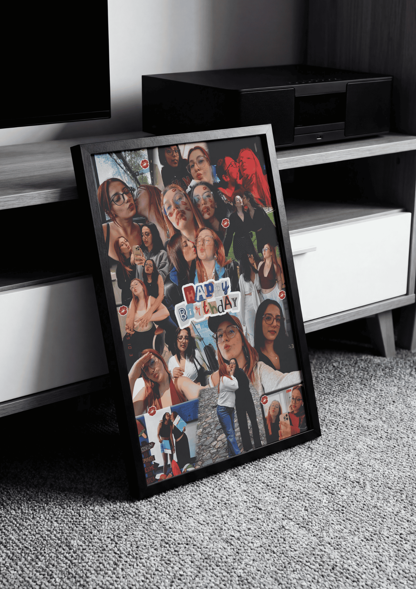 Kişiye Özel Doğum Günü Kolaj Tasarımı | Happy Birthday Poster