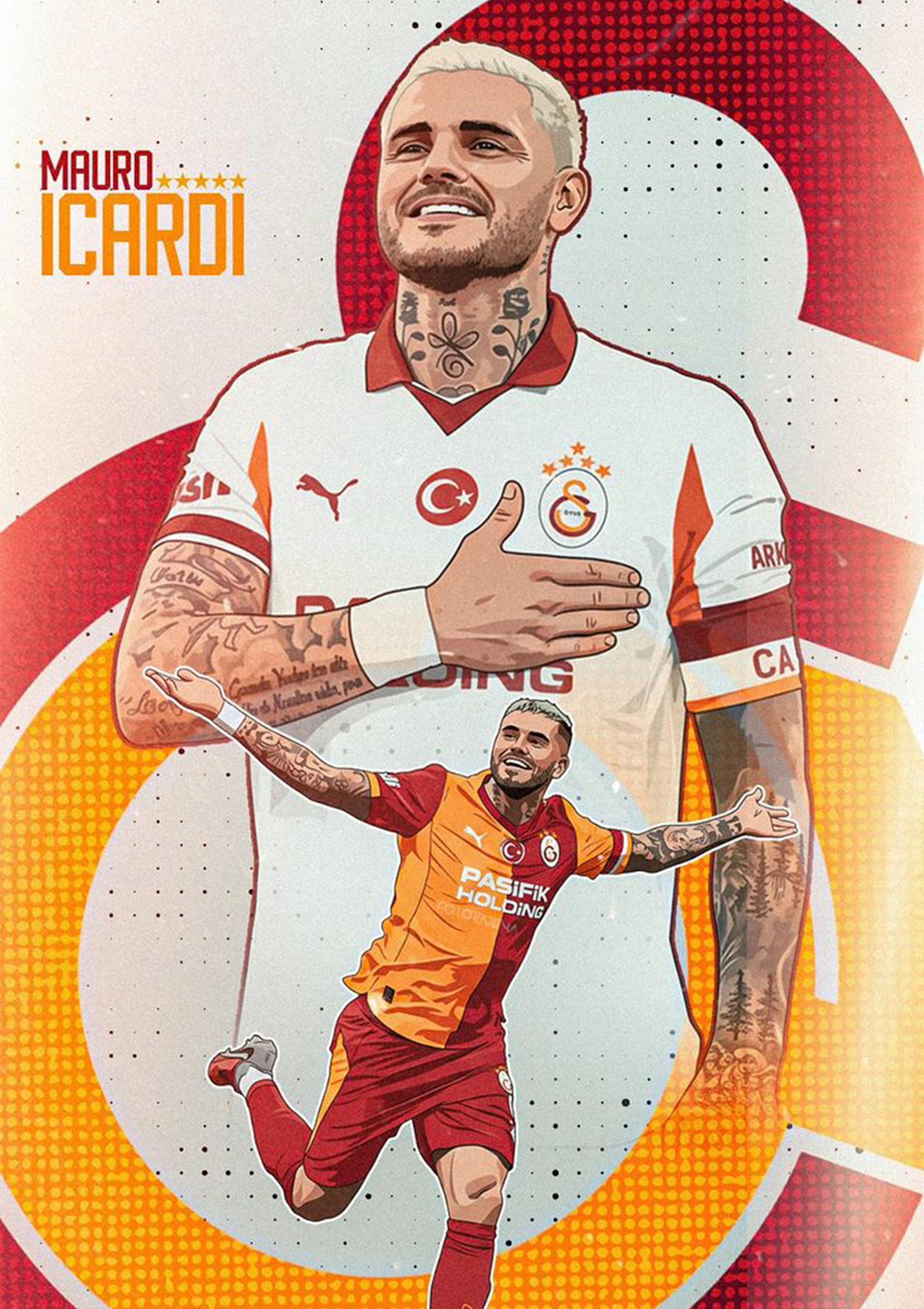 Şampiyon Galatasaray Özel Seri Kanvas Tablo #9