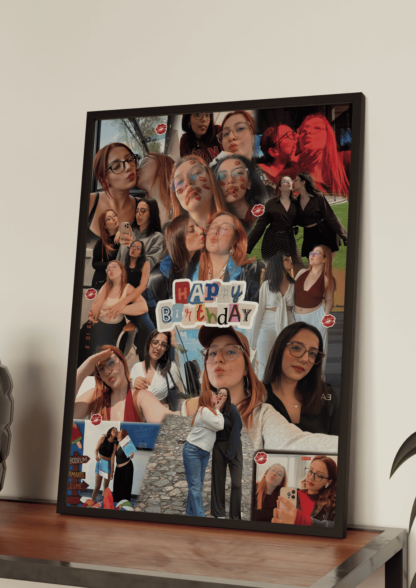 Kişiye Özel Doğum Günü Kolaj Tasarımı | Happy Birthday Poster