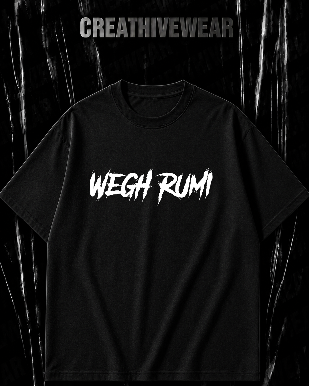 WEGH Özel Tasarım Oversize Rap Tişört – Premium Streetwear
