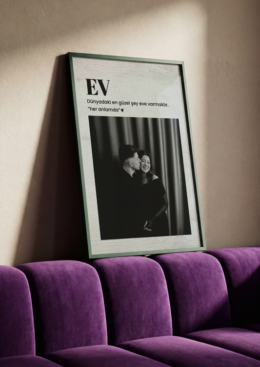 Kalbin Durakladığı Yer: Ev. Poster Tasarımı