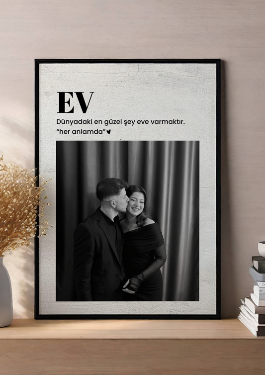 Kalbin Durakladığı Yer: Ev. Poster Tasarımı